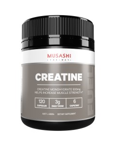 Musashi Creatine Capsules 120 Caps