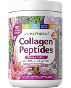 Purely Inspired Collagen Peptides - 20 Serves - Mixed Berry