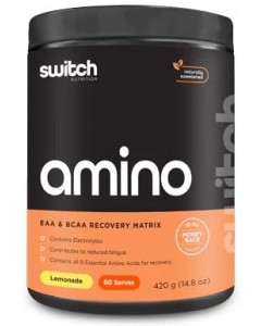 Switch Nutrition Amino Switch - 60 Serves Lemonade - Dated 06/25