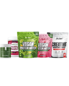 Xplosiv Vegan Protein Water Twin + Biohack Boost Trio