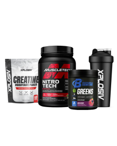 MuscleTech Nitro-Tech Ripped 1.5lb + FREE Gut, Gains & Brain Bundle