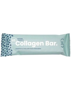 Nothing Naughty Collagen Beauty Bar - Coconut And Chia With Dark Chocolate