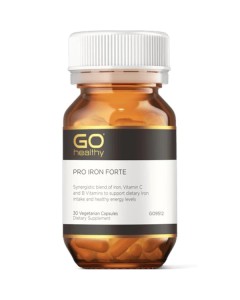 Go Healthy NZ Pro Iron Forte 30 Capsules