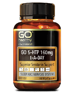 Go Healthy 5-htp 160mg 1-a-day 60 Vege Capsules