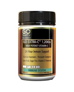 Go Healthy Extra-c 1200+ High Potency 100 Capsules