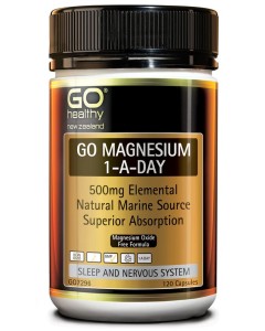 Go Healthy Magnesium 500mg 120 Capsules