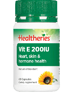 Healtheries Vitamin E 200mg 60 Capsules