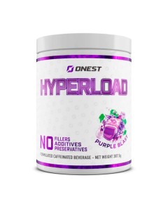 Onest Hyperload Explosive Pre-Workout Purple Blast - Dated 04/25