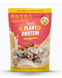 Macro Mike Plant Protein 1kg Caramel Cinnamon Bun - Dated 8/25