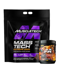 Muscletech Mass Tech 20lb + EuphoriQ