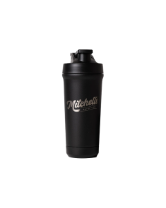 Mitchells Nutrition Stainless Steel Shaker - Black