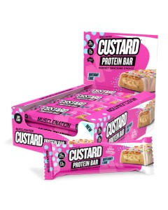 Muscle Nation Custard Protein Bars (Box)
