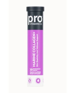 Pro Vitamin Co Marine Collagen 20 Effervescent Tablets - Dated 11/24
