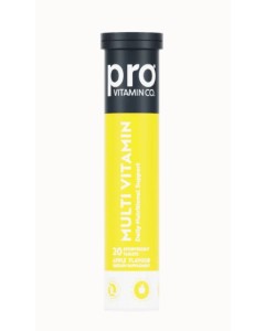 Pro Vitamin Co Multi Vitamin 20 Effervescent Tablets - Dated 11/24