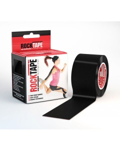 Rocktape Plain Black 5cm X 5m Roll