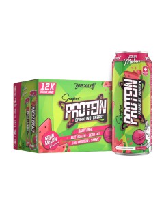 Nexus Sports Nutrition Super Protein Water + Energy RTD (12 Pack) - Dated