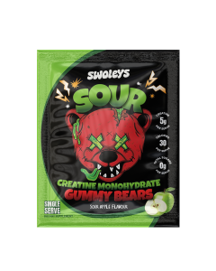 Swoleys Sour Green Apple – Next-Level Creatine Gummies Single Serve