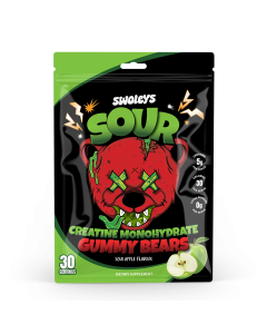 Swoleys Sour Green Apple – Next-Level Creatine Gummies - 30 Serve