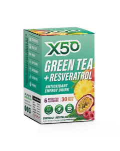 X50 Green Tea + Resveratrol - 30 Serves