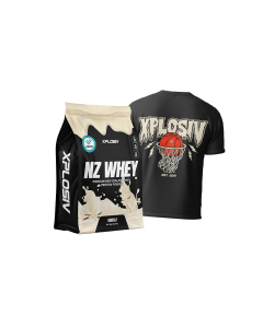 Xplosiv NZ Whey Premium Protein Tested 1kg + Free Tee